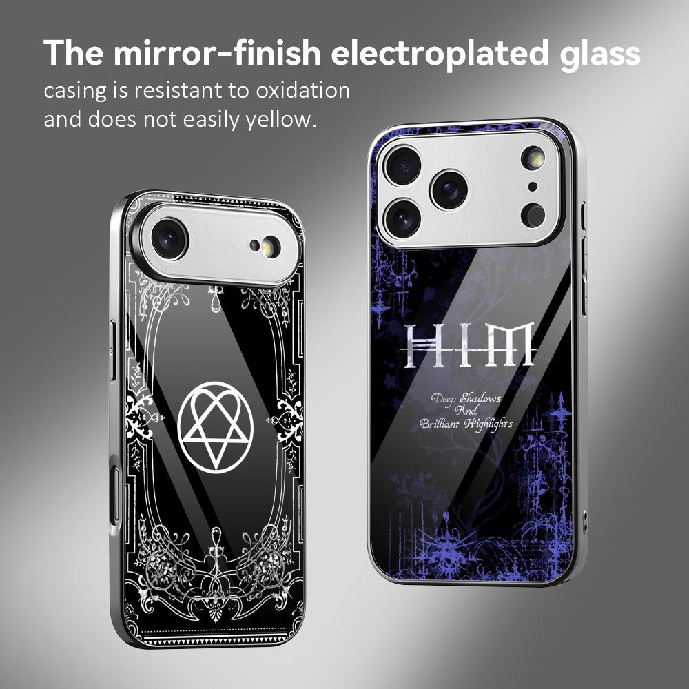 Apple Iphone 15 Pro Max - Custodia per telefono ROCK Band H-HIM