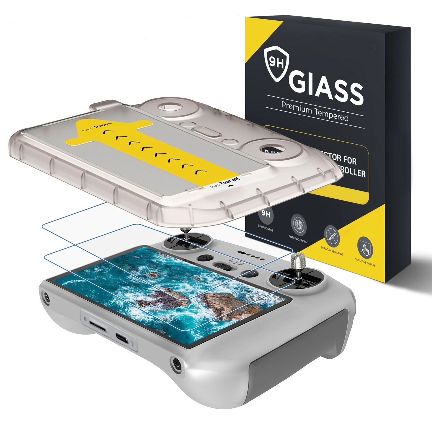 Glass Protector Auto - Per DJI Flip/Air3/3S/Mini3/4pro Pellicola protettiva in