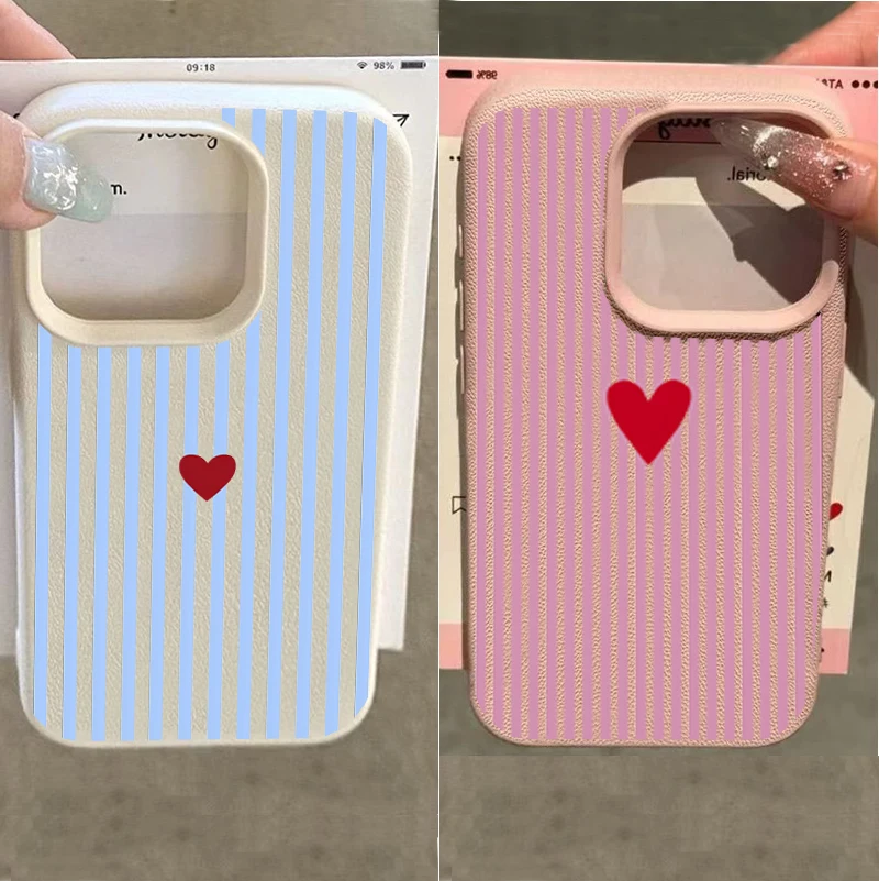 Cover a cuore a righe colorate - Realme Note 50 recensione e prezzo